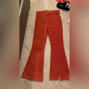 Aerie Burnt Orange Corduroy Pants